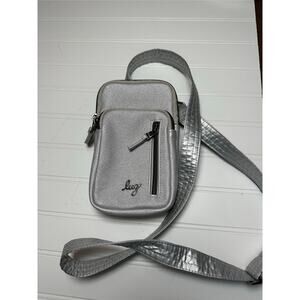 Lug Pitter Patter Matte Luxe VL Crossbody Bag Metallic Diamond Silver